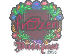 Sticker | frozen (Embroidered) | Budapest 2025