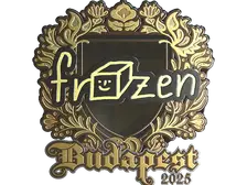 Sticker | frozen (Gold) | Budapest 2025