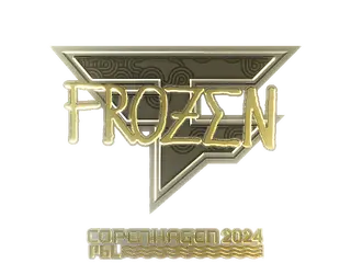 Sticker | frozen (Gold) | Copenhagen 2024