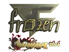 Sticker | frozen (Gold) | Shanghai 2024