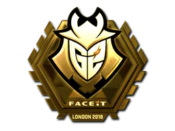 Sticker | G2 Esports (Gold) | London 2018