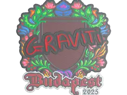 Sticker | Graviti (Embroidered) | Budapest 2025