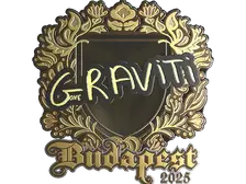 Sticker | Graviti (Gold) | Budapest 2025