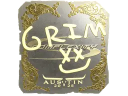 Sticker | Grim (Gold) | Austin 2025