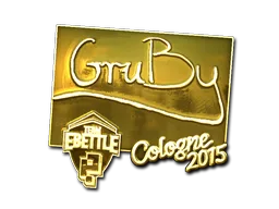 Sticker | GruBy (Gold) | Cologne 2015