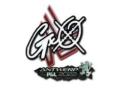 Sticker | gxx- (Glitter) | Antwerp 2022