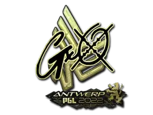 Sticker | gxx- (Gold) | Antwerp 2022