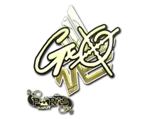 Sticker | gxx- (Gold) | Paris 2023