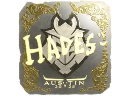 Sticker | hades (Gold) | Austin 2025