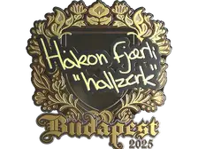 Sticker | hallzerk (Gold) | Budapest 2025