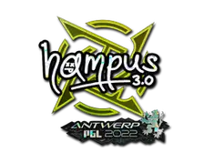 Sticker | hampus (Glitter) | Antwerp 2022