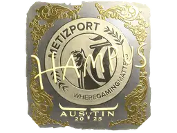 Sticker | hampus (Gold) | Austin 2025