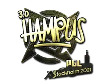 Sticker | hampus (Gold) | Stockholm 2021