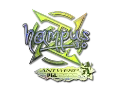 Sticker | hampus (Holo) | Antwerp 2022