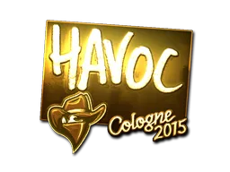 Sticker | Havoc (Gold) | Cologne 2015