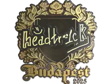 Sticker | headtr1ck (Gold) | Budapest 2025