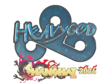 Sticker | Heavygod (Glitter) | Shanghai 2024