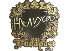 Sticker | Heavygod (Gold) | Budapest 2025