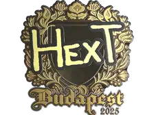 Sticker | HexT (Gold) | Budapest 2025