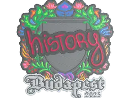Sticker | History (Embroidered) | Budapest 2025