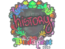 Sticker | History (Holo) | Budapest 2025