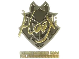 Sticker | HooXi (Gold) | Copenhagen 2024