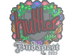 Sticker | huNter- (Embroidered) | Budapest 2025