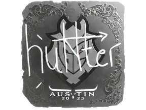 Sticker | huNter- (Foil) | Austin 2025