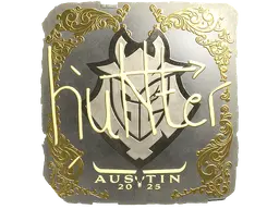 Sticker | huNter- (Gold) | Austin 2025