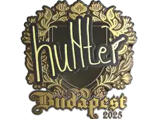 Sticker | huNter- (Gold) | Budapest 2025