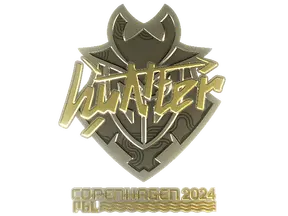 Sticker | huNter- (Gold) | Copenhagen 2024