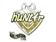 Sticker | huNter- (Gold) | Paris 2023