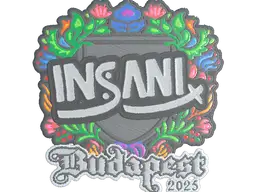 Sticker | insani (Embroidered) | Budapest 2025