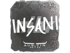 Sticker | insani (Foil) | Austin 2025