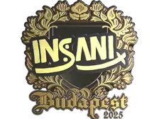 Sticker | insani (Gold) | Budapest 2025