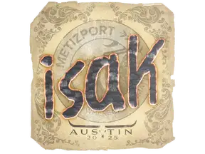 Sticker | isak | Austin 2025