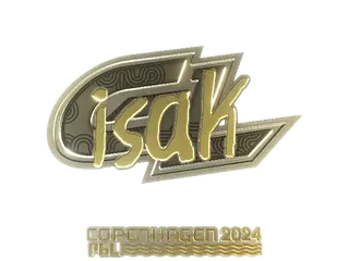 Sticker | isak (Gold) | Copenhagen 2024
