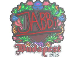 Sticker | jabbi (Embroidered) | Budapest 2025