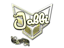 Sticker | jabbi (Gold) | Paris 2023
