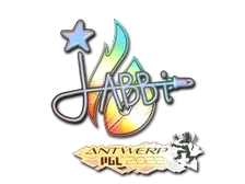 Sticker | jabbi (Holo) | Antwerp 2022