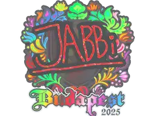 Sticker | jabbi (Holo) | Budapest 2025