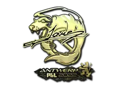Sticker | Jame (Gold) | Antwerp 2022