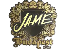Sticker | Jame (Gold) | Budapest 2025