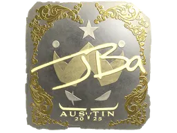 Sticker | JBa (Gold) | Austin 2025