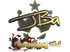 Sticker | JBa (Gold) | Shanghai 2024