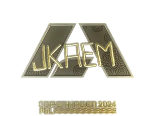 Sticker | jkaem (Gold) | Copenhagen 2024
