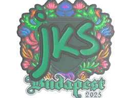 Sticker | jks (Embroidered) | Budapest 2025