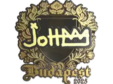 Sticker | jottAAA (Gold) | Budapest 2025