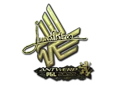 Sticker | juanflatroo (Gold) | Antwerp 2022