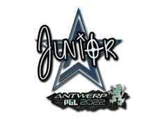 Sticker | junior (Glitter) | Antwerp 2022